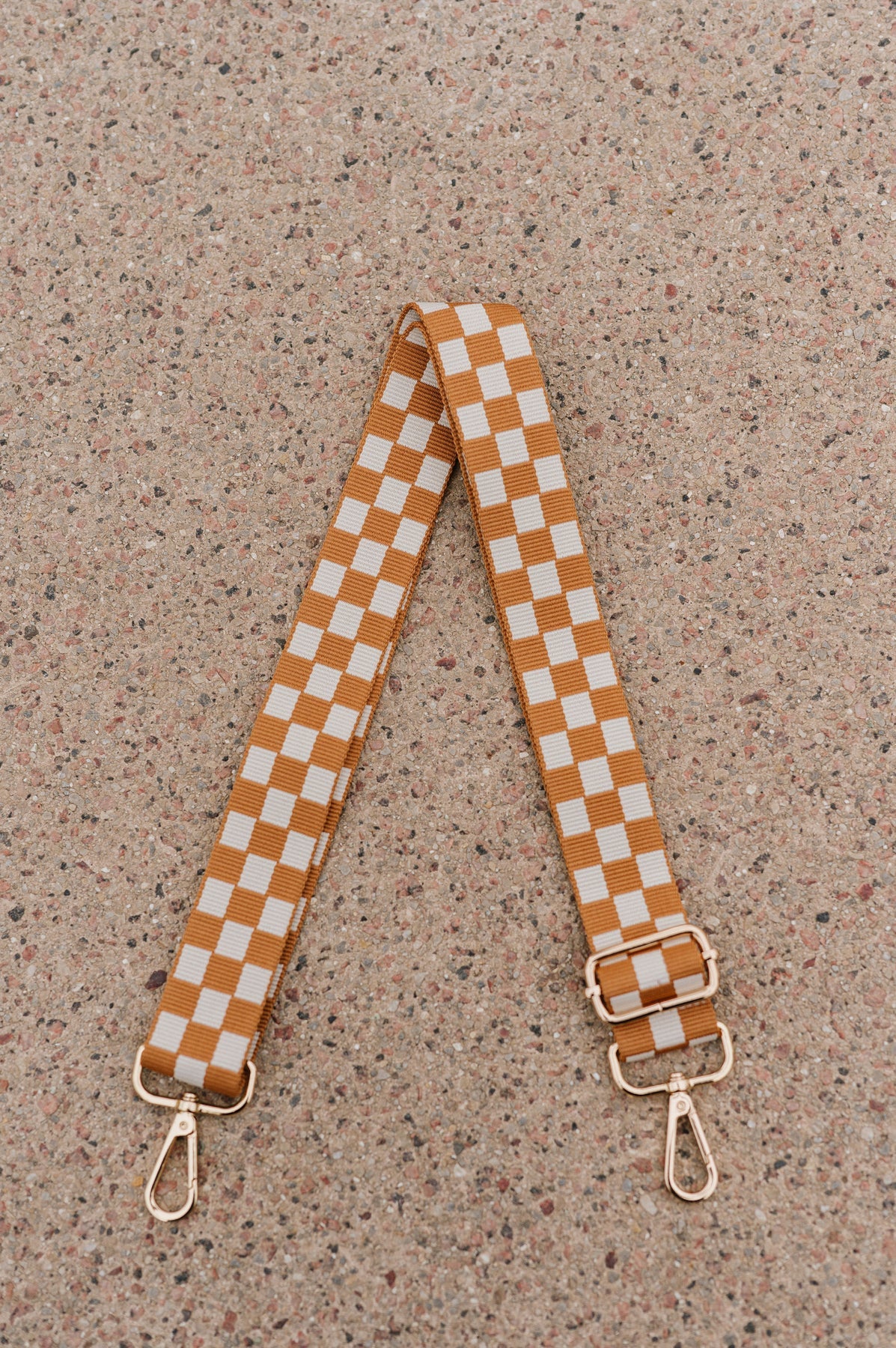 lizzie checkered adjustable bag strap - 3 Colors
