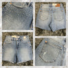 Judy Blue HW Rhinestone Embellishment Cut Off Short - Curvy size