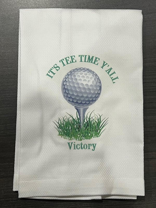 Huck Towel - It's Tee Time Y'all "Victory"