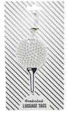 Silicone Luggage Tag Golf Ball