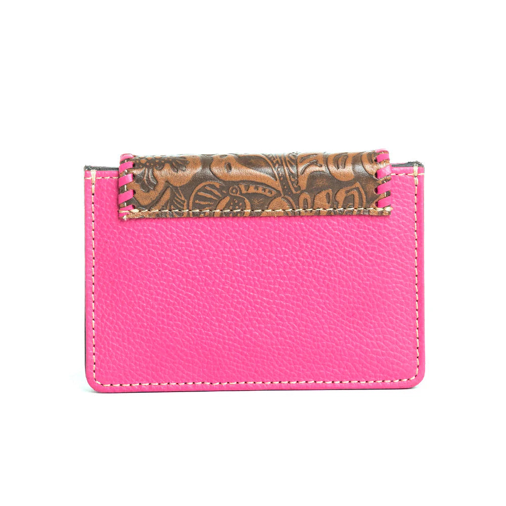 Myra Bag Brite Canyon Credit Card Holder in Pink