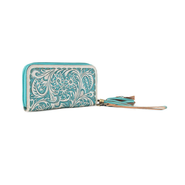 Myra Bag Miss Western Wallet in Blue
