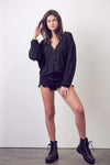 Jade by Jane Button Down Cropped Cardigan