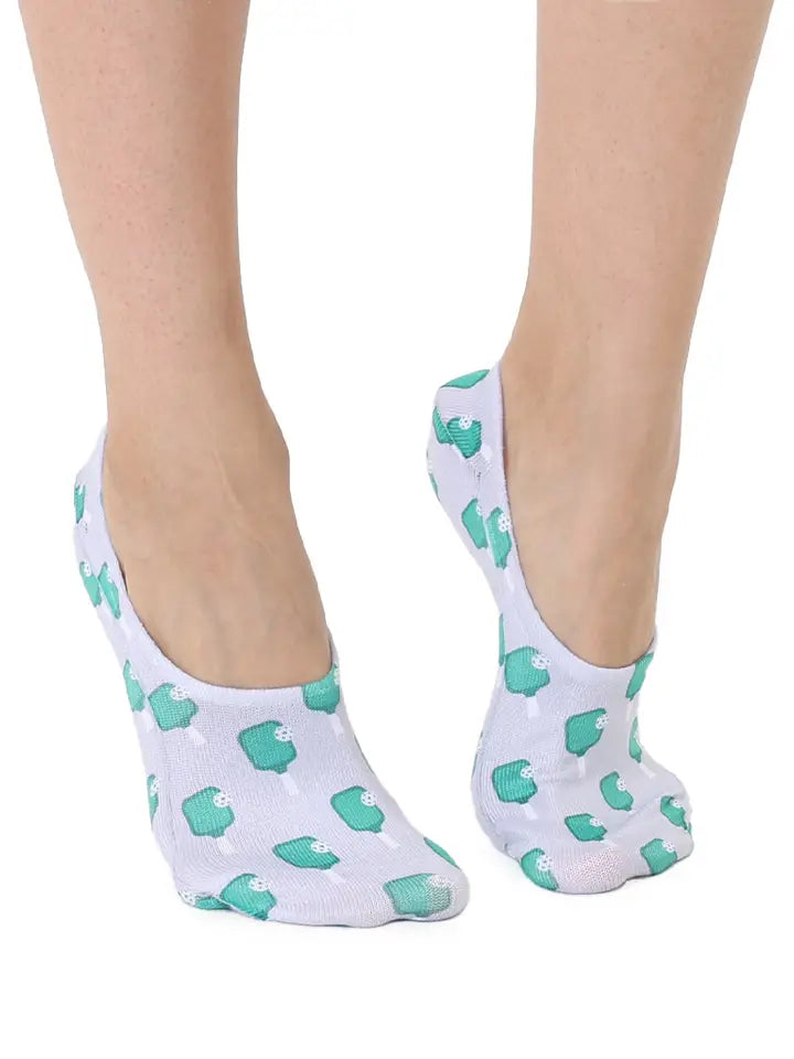 No-Show Liner Socks - Pickleball - Gray
