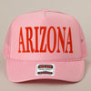 Arizona Text Printed Mesh Back Foam Trucker Hat