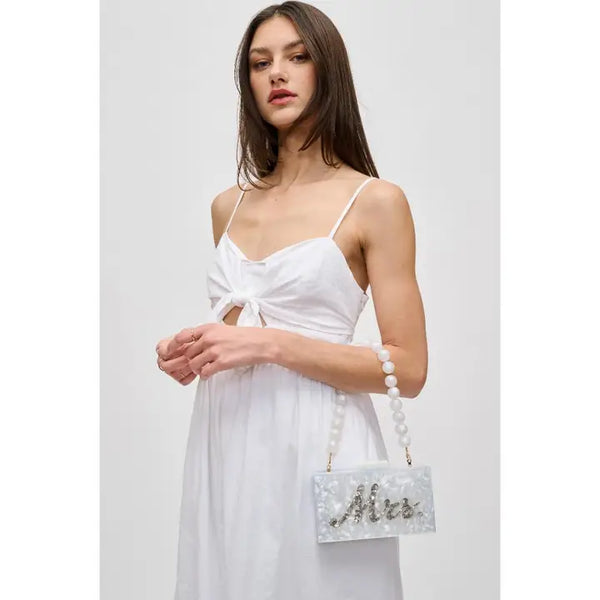 Lotus Wedding Bachelorette Evening Bag