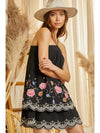 SALE Savanna Jane Woven Embroidered Shift