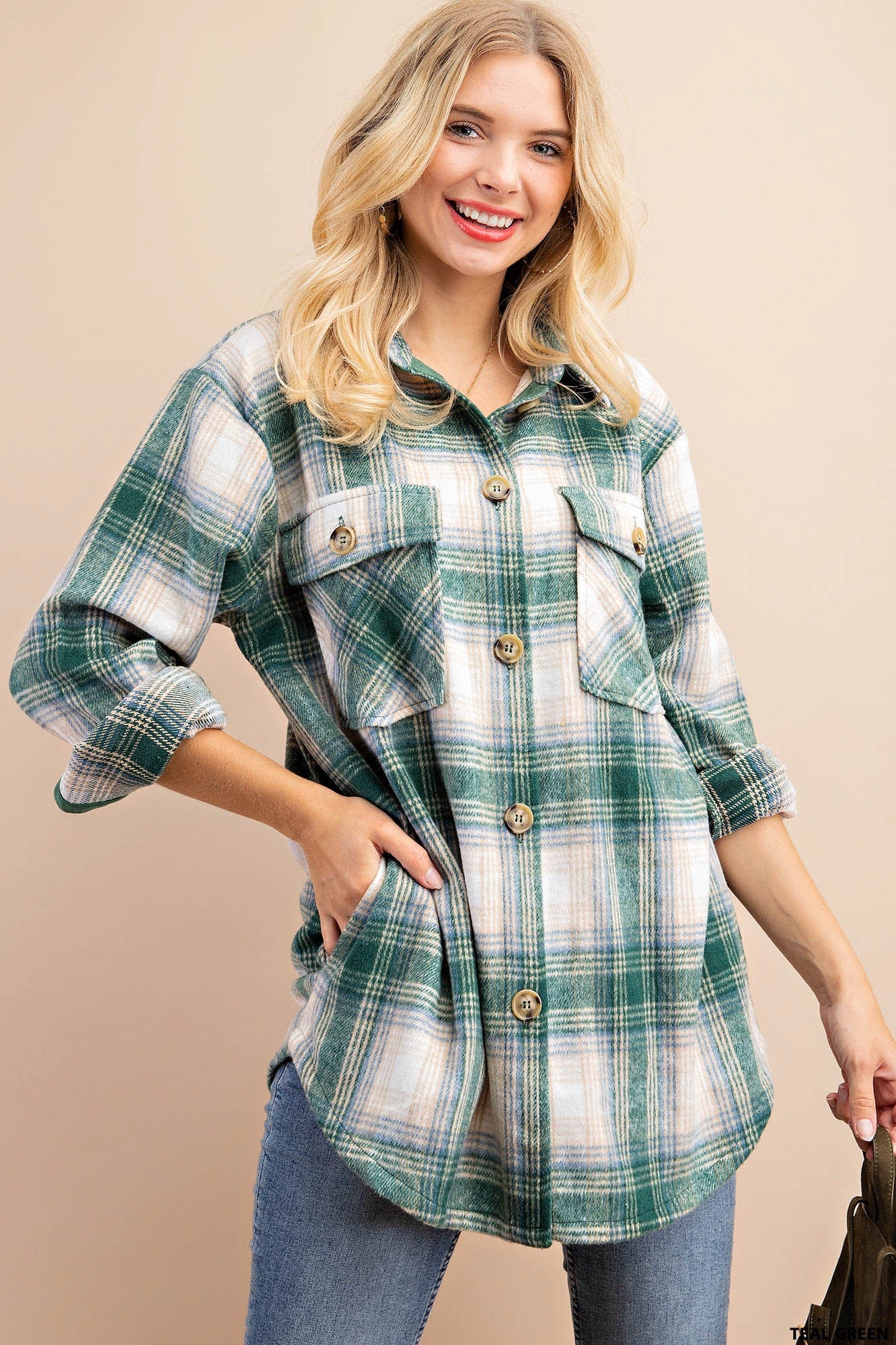 Plaid Shirt Jacket