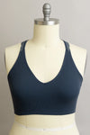 Lace Racerback Bralette - with Removable Bra Pad - Curvy Size