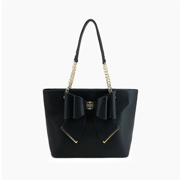 Aubrey Bow large Tote Bag