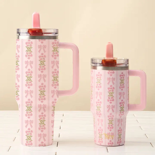 20 oz Lifestyle Flip Straw Tumbler-Oh So Fancy Pink