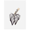 Vintage Floral Silk Bow Bag Charm Keychain