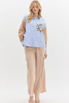 Entro Multipattern Classic Collar Button down long sleeve top