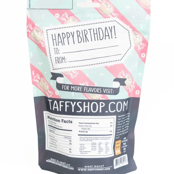 Happy Birthday Taffy Bag