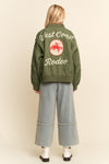 Davi & Dani West Coast Rodeo Embroidered Bomber Jacket