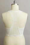 Lace Racerback Bralette - with Removable Bra Pad - Curvy Size