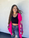 XMAS JULY Crochet Sleeve Cardigan - 4 Colors