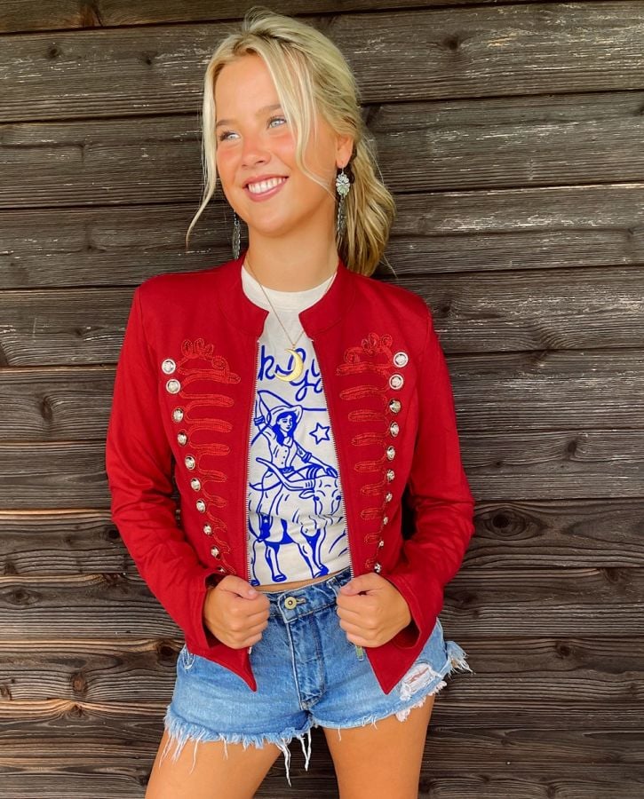 red military jacket