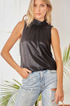 SALE High Neck Sleeveless Top - Curvy Size