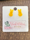 Peep Bunny Stud Earrings