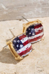 American Flag Stud Earrings - 2 Colors