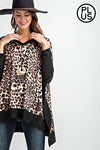 SALE Wild Fun Poncho Top - Curvy
