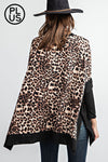 SALE Wild Fun Poncho Top - Curvy