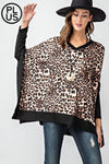 SALE Wild Fun Poncho Top - Curvy