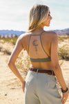 Crescent Moon Dream Catcher Tattoo Mesh Bralette - 3 Colors