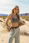 Crescent Moon Dream Catcher Tattoo Mesh Bralette - 3 Colors