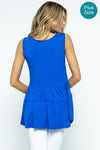 NEW Solid Tiered Tunic - Curvy Size