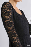 Stretch Lace Fit and Flare Dress