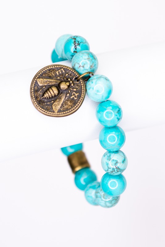 NEW Megan Bracelet Turquoise/Bronze