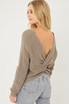 NEW Oversized Twisted Back Sweater - 2 Colors
