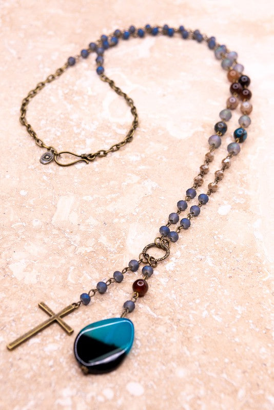 NEW Tammy Necklace Denim