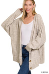 SALE Melange Button Down Cardigan Sweater - 3 Colors