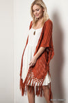 BEST SELLER Crochet Knit Fringe Sweater - 3 Colors