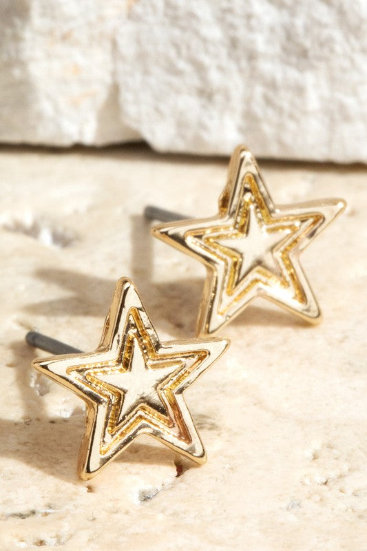 NEW 3 Set Texas Stud Earrings