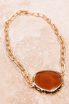 Nicole Necklace - Dark Amber