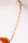 Nicole Necklace - Dark Amber