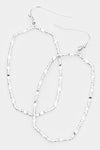 Beautiful Luminous Metal Textured earrings - 3 Colors
