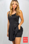 NEW Sleeveless Solid Knit Dress - Curvy size