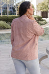 NEW Animal Print Collared Blazer - Curvy Size