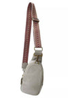 Vegan Leather Sling/ Belt Bag - 2 Colors