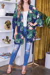 SALE Flamingo N Floral Kimono