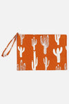 NEW Gold/Silver Foil Cactus Pouch - 3 Colors