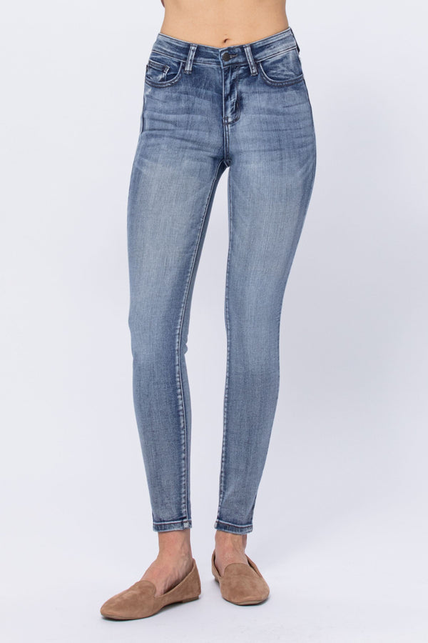 Judy Blue High Rise Heavy Sand Skinny - Curvy Size