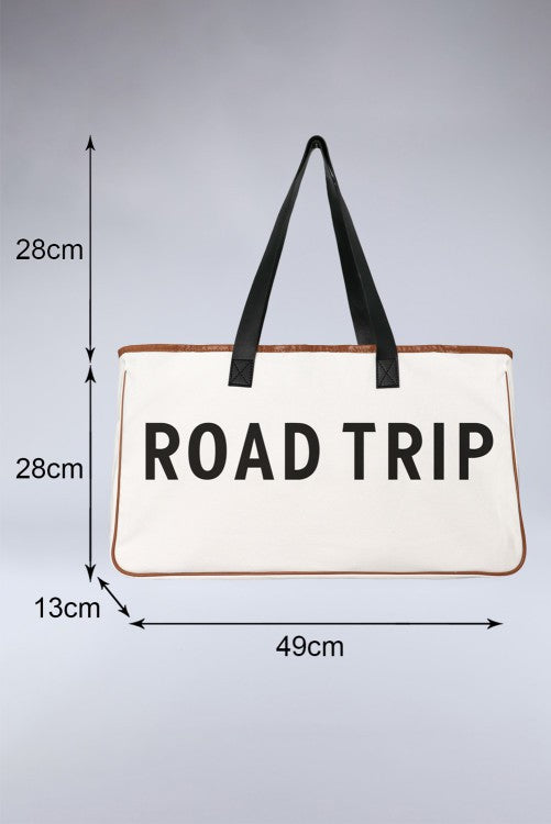 NEW Road Trip Canvas Tote Bag