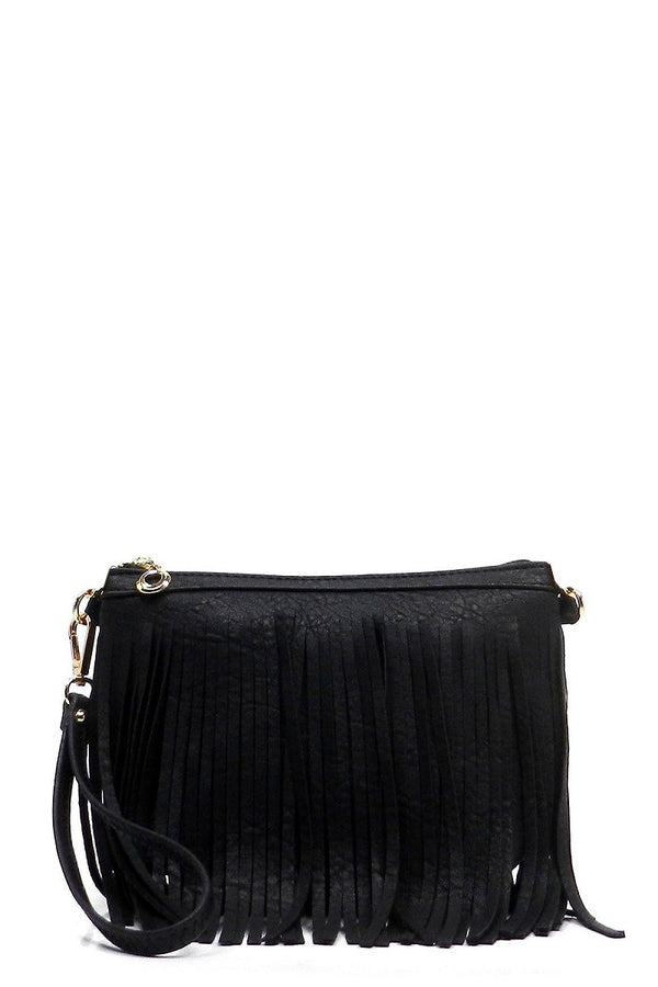 NEW Western Fringe Clutch Cross Body Bag - 16 Colors!