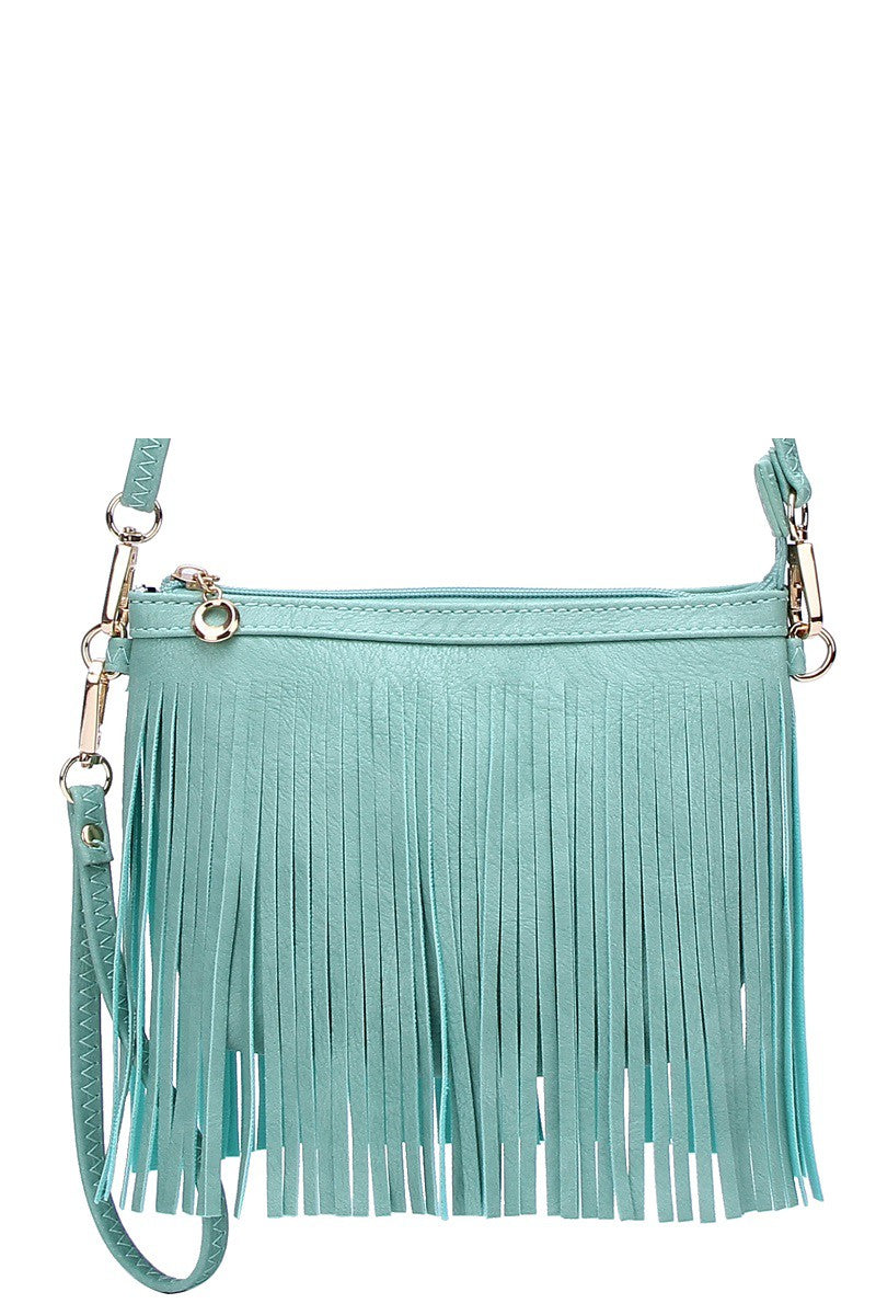 NEW Western Fringe Clutch Cross Body Bag - 16 Colors!